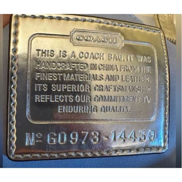 Coach Poppy Op Art Glam Signature Tote Bag - Picture 7 of 16